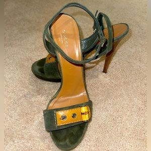 Authentic Gucci bamboo heel